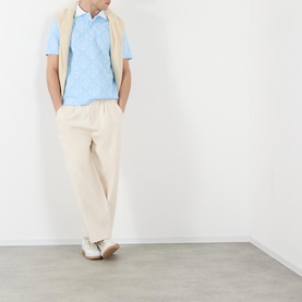 Jacquard Logo Polo Shirt