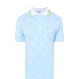 Jacquard Logo Polo Shirt