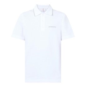 Embossed Laurel Logo Polo Shirt