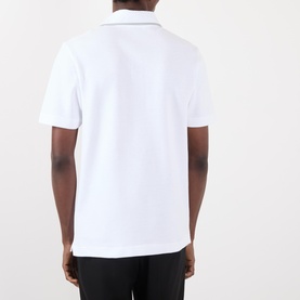 Embossed Laurel Logo Polo Shirt