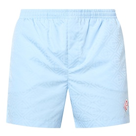 Monogram Logo Jacquard Swim Shorts