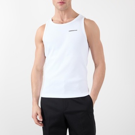 Ribbed Logo Tank Top