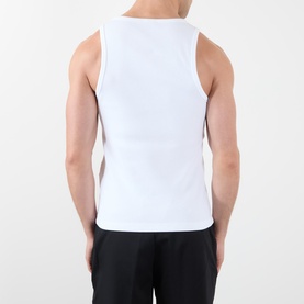 Ribbed Logo Tank Top
