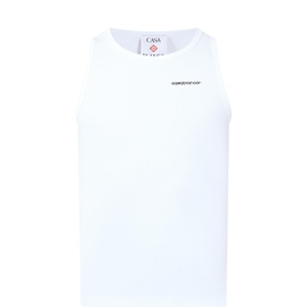 Ribbed Logo Tank Top