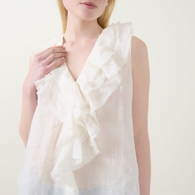 Ruffle Lightweight Blouse