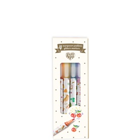 Tinou Glitter Markers Four-Piece Set