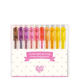Mini Candy-Coloured Gel Pens 10-Pack