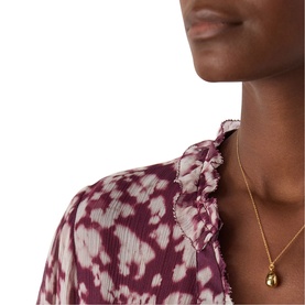 Inky Floral Blouse