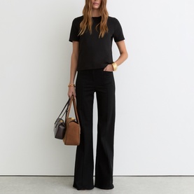 Josie Ribbed Trim T-Shirt