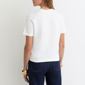 Josie Ribbed Trim T-Shirt
