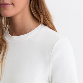Josie Ribbed Trim T-Shirt