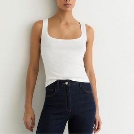 Riva Stretch Ribbed Tank Top