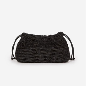 Taylor Raffia Shoulder Bag