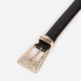 Western Embellished Leather Belt