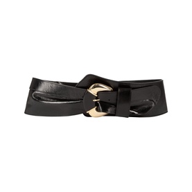 Wide Patent Leather Belt