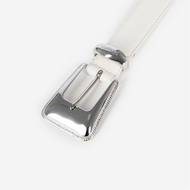 Western Buckle Leather Belt