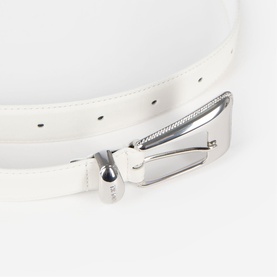 Western Buckle Leather Belt