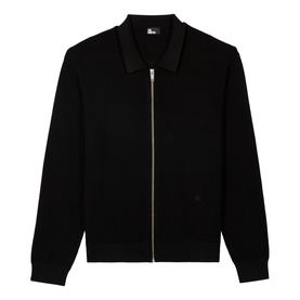 Honeycomb Logo Zip Cardigan