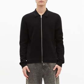 Honeycomb Logo Zip Cardigan