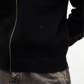 Honeycomb Logo Zip Cardigan