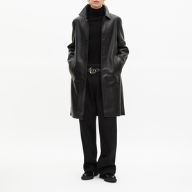 Leather Trench Coat