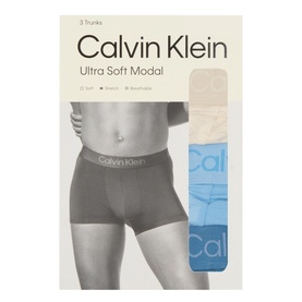 Three-Pack Ultra Soft Logo Trunks