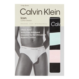 Three-Pack Icon Logo Hip Briefs