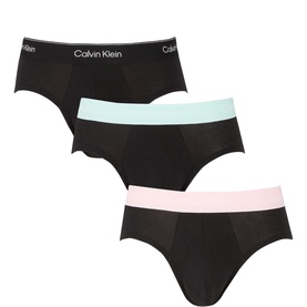 Three-Pack Icon Logo Hip Briefs