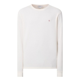Monogram Logo Waffle Long-Sleeved T-Shirt