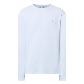Monogram Logo Waffle Long-Sleeved T-Shirt
