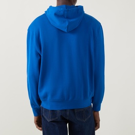 Monogram Logo Terry Drawstring Hoodie