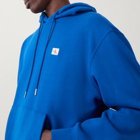Monogram Logo Terry Drawstring Hoodie
