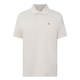 Piqu&eacute; Monogram Logo Polo Shirt