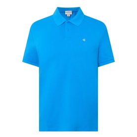 Piqu&eacute; Monogram Logo Polo Shirt