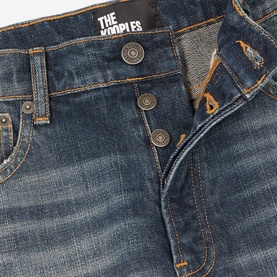 Mid-Rise Straight Leg Jeans