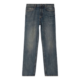Mid-Rise Straight Leg Jeans
