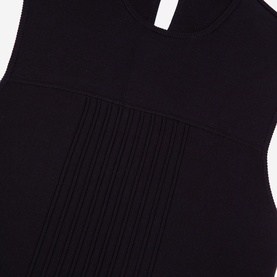 Pleated Knit Dress