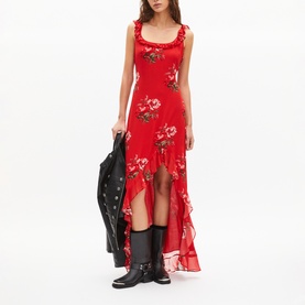 Floral Ruffle Dress