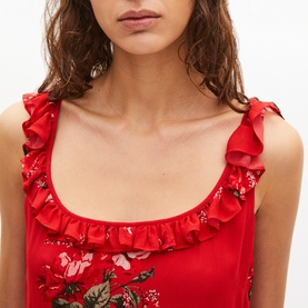 Floral Ruffle Dress