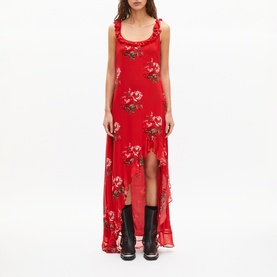Floral Ruffle Dress