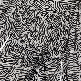 Zebra Wrap Dress