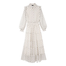 Heart Tiered Flared Dress