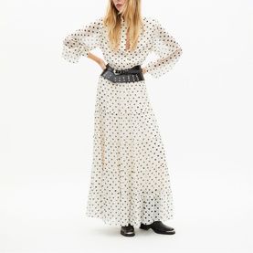 Heart Tiered Flared Dress