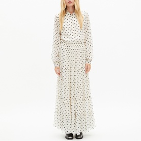Heart Tiered Flared Dress