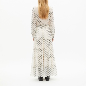 Heart Tiered Flared Dress