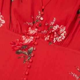 Floral Empire Waist Dress