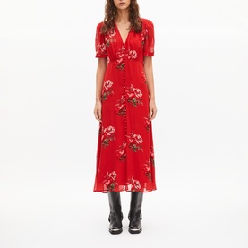 Floral Empire Waist Dress