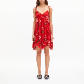 Floral Ruffle Dress
