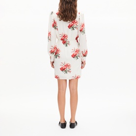 Floral Print Wrap Dress