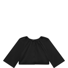 Cropped Cape Jacket